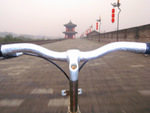 Pedal All the Way Around the Top of Xian's Walled Fortress.